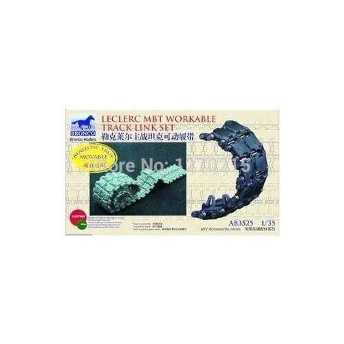 Bronco model AB3525 1/35 Leclerc MBT Workable Track Link Set plastic model kit