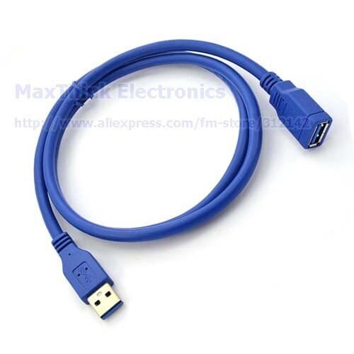 NCHTEK Super Speed USB3.0 A Male to A Female Extension Extender Joiner Connector Adapter Cable About 1M/Free shipping/5PCS