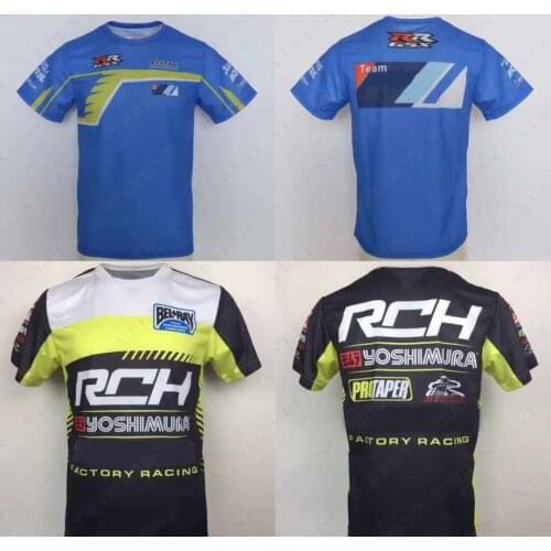 New Moto gp Mens T-Shirt For Suzuki Team Racing Motorcycle Motocross Bike Off-road Riding Jersey