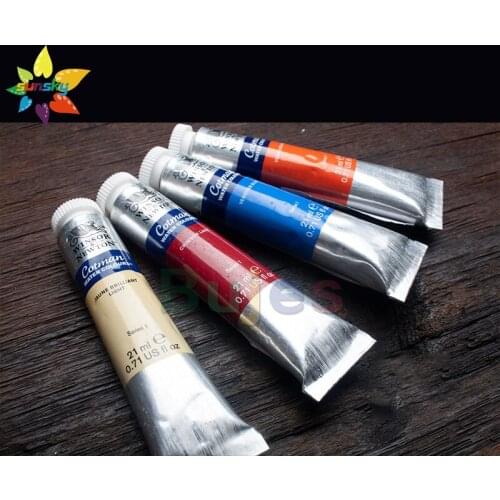 Original WINSOR&NEWTON cotman series 2 Transparent Watercolor Single Tubular 21ml Beginners watercolor pigment Art supplies