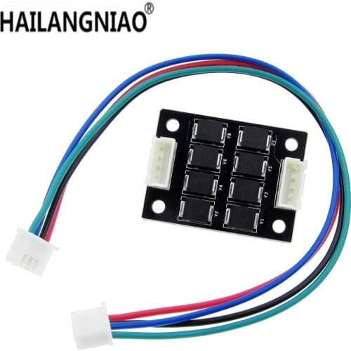 5PCS MKS Smoother module 3d printer components diode board stepstick filter for stepper driver motor stepping smoother