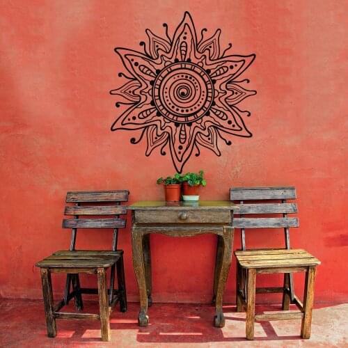 Lovely Flowers Silhouette For Window Wall Design Living Room Bedroom Decals Art Removable Adhesives Murals Vinyl Stickers S-432