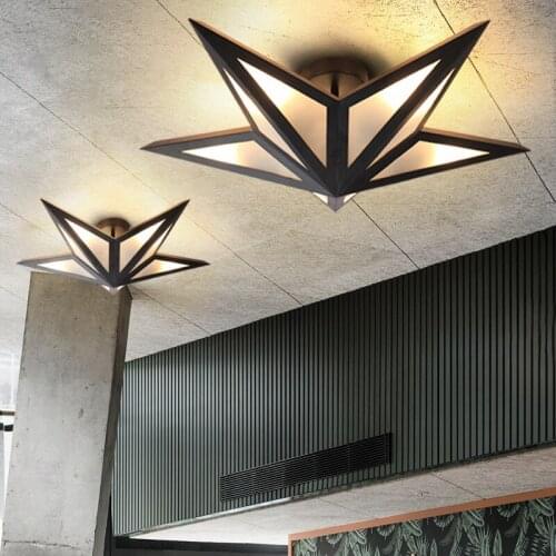 Nordic style Simple Pentagram ceiling light Living room Aisle Corridor Bedroom ceiling light Personality Creative Stars Study