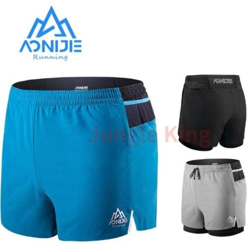 AONIJIE F5101 New Men Sports Quick Dry Without Lining Shorts Lightweight Elastic Belt Boxers Trunks Jams for Gym Running Fitness
