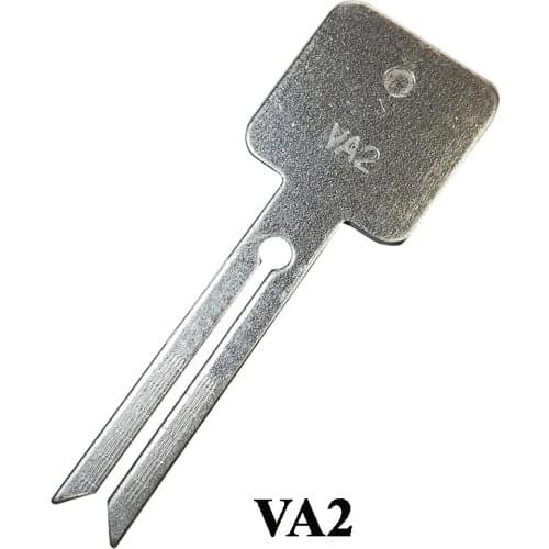 VA2 lishi 2in1 scale key plate, Engraved Line Scale key blade,Shearing Teeth Blank Car Key Cutting Teeth Blade Ke