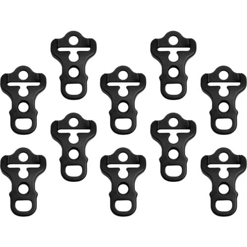 10 Pieces Anti-Slip Awning Tent Wind Cord Rope Fastener Adjuster Tensioners for Camping Hiking Travel Backpacking