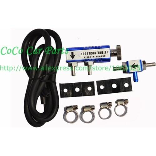 Free Shipping: Universal Boost Controller Manual Adjustable Boost Controller Blue Turbo boost controller