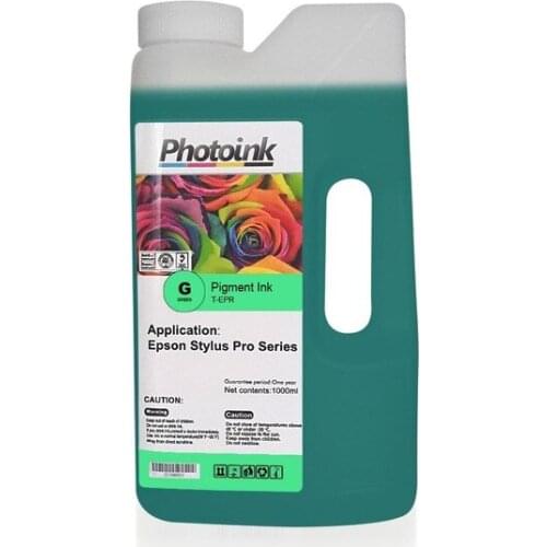 For EPSON Stylus Pro 1000 ml GREEN Pigment Plotter Ink (T-E 141041846