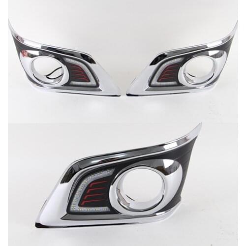 CSCSNL 1 Pair DRL Daytime Running Light car styling Fog Lamp 12V For TOYOTA HILUX VIGO CHAMP 2012 2013 2014