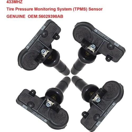 TPMS Tire Pressure Sensor 56029398AB 433Mhz For Grand Cherokee Wrangler Ram