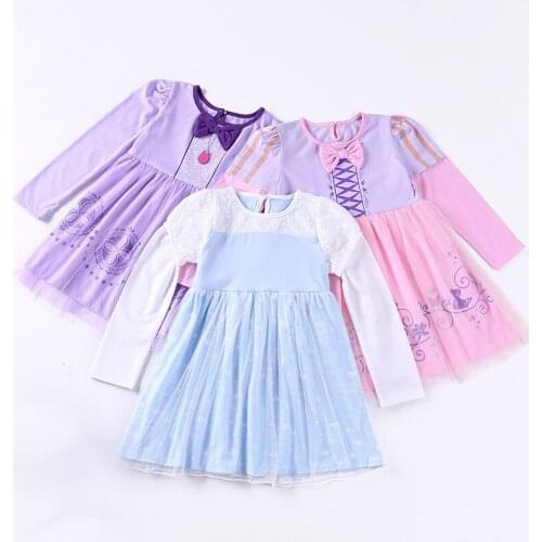 Kids dresses for Girls princess Dresses Kids Girls Clothes Sophia Princess Party Dress Kids Costume 6Yrs