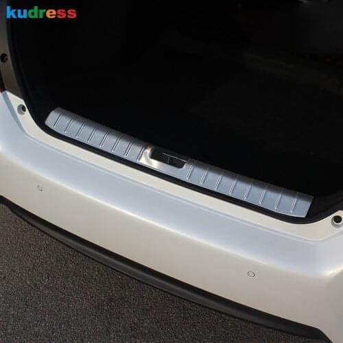 For Honda Civic 2016 2017 2018 10th Sedan Stainless Steel Car Rear Trunk Bumper Cover Trim Tailgate Protector Door Sill Plate