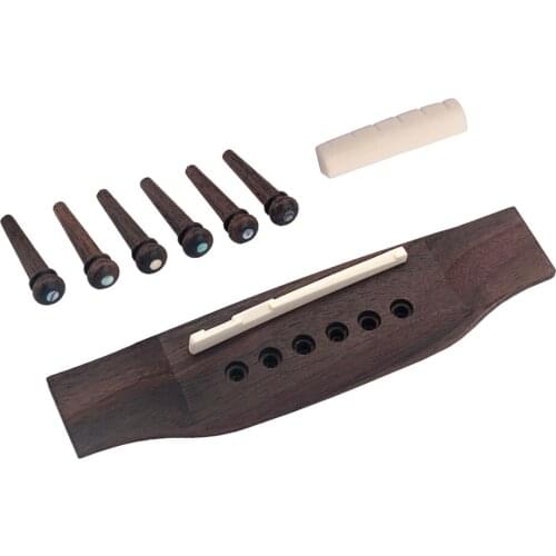 Guitar Nut And Saddle+Guitar String Pins+Guitar Bridge For Guitar Parts