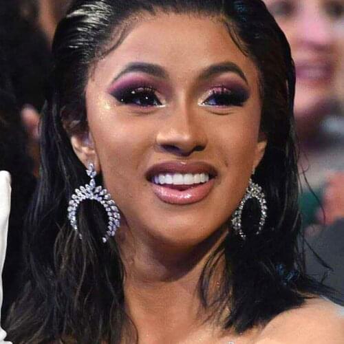 JANKELLE Elegant wild mood hoop Shaped AAA Cubic Zirconia Crystal Bridal Earrings Luxury Wedding Jewelry for Brides