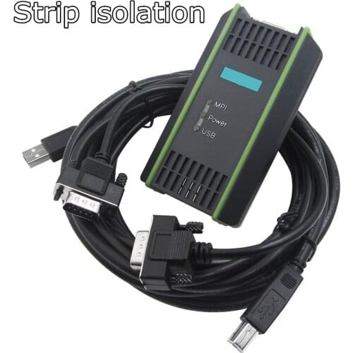 Ten generation Strip isolation S7-300PLC programming cable 6ES7972-0CB20-0XA0/USB-MPI+ download cable