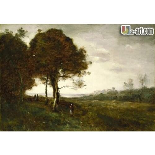 Canvas Prints Wholesale Wall art picture ornament landscape reproduction canvas oil painting for room Classical-060