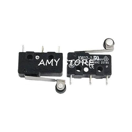 Short Hinge Roller Lever Limit Micro Switch Black