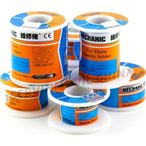 MECHANIC HX-100 100g/150g Rosin Core 183℃ 63%/37%Melting Point 0.3mm To 1.2mm Solder Wire Welding Flux 1.0-3.0% Iron Cable Reel