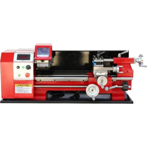 Miniature Lathe Metal Wood Buddha Beads Processing Small Home 220V High Precision Industry Machine Tools Digital Display Speed