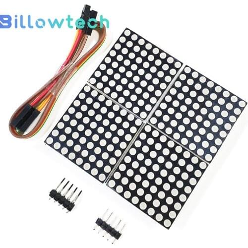MAX7219 dot matrix module 4 dot matrix 2*2 display module MCU control LED driver module