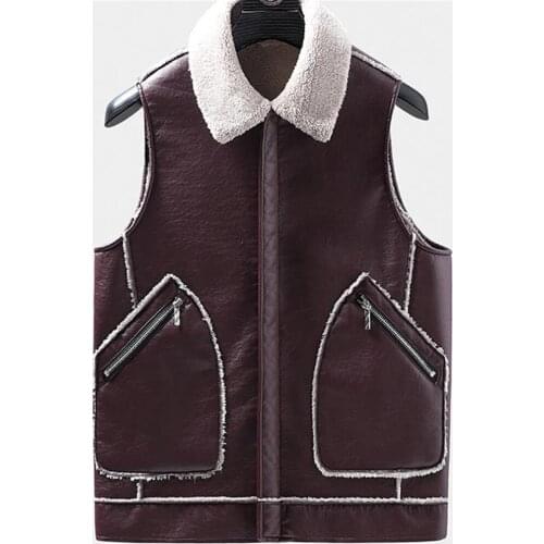 Male Plus Size Winter Coats Women Thick Faux Leather Fur Sheepskin Jackets Aviator Outwear Warm Overcoat Manteau Motor Bike Saco