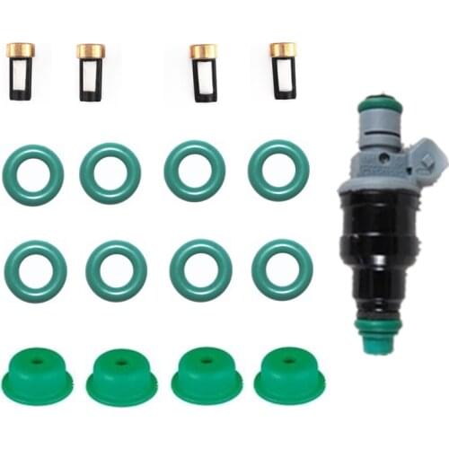 4sets Fuel injector repair kit for injector parts 078133551 fit for Audi 100 2.6 Audi A4 A6 2.4 0280150921