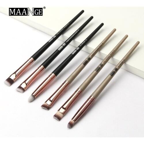 MAANGE High Quality 3pcs/set Makeup Brushes Eye Shadow Eyebrow Lip Brush Set Kit Cosmetic Makeup Tools Free Shipping