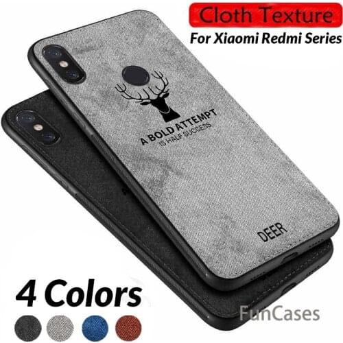 Christmas Deer Phone Case For Xiaomi Redmi Note 6 Pro Case Silicone Cloth Cover For Xiaomi Xiomi Redmi Note 6 Pro 5 5 Plus 6A A6