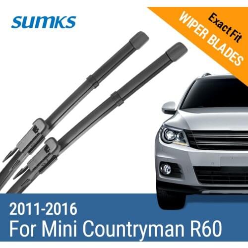 SUMKS Wiper Blades for Mini Countryman R60 20"&19" Fit Pinch Type Arms 2010 2011 2012 2013 2014