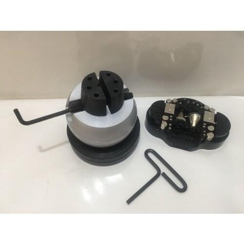 Standard Block Ball Vise Engraving Setting tool Full set with +30 pc Attachment