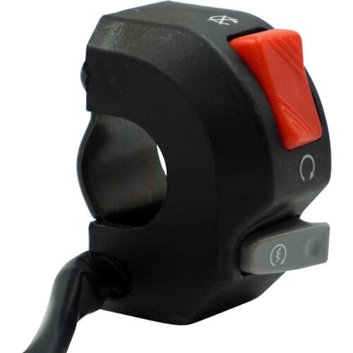 Universal 22mm 7/8" Motorcycle Engine Stop Start Kill Mounting Switch on-Off for Dirt Pit Bike Scooter Quad Snowmobiles