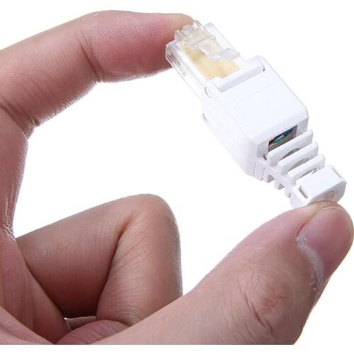 1 Pcs RJ45 Crystal Heads Suitable for POE Application CCTV Network RJ-45 Ethernet Cable Connector Plug Replace Accessories