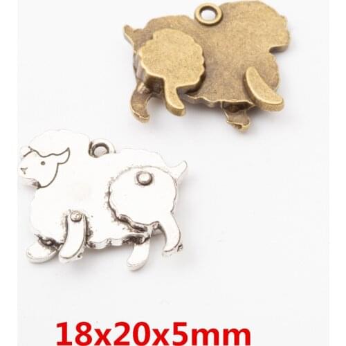 10pcs zinc alloy Animal sheep Charms for Jewelry Making 5788