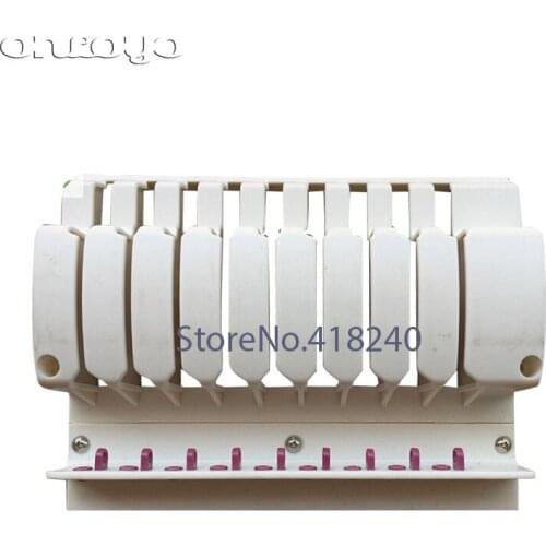 Computer Embroidery Machine Accessories For Tajima 9-needle Convex Panel Plus 9-pin T-shaped Thread Through