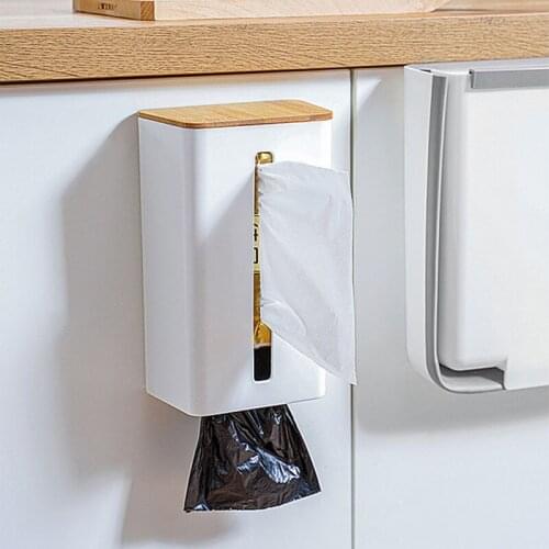 Toilet Tissue Holder Convenient Durable Household High Quality Wooden Cover Adhesive Carton
