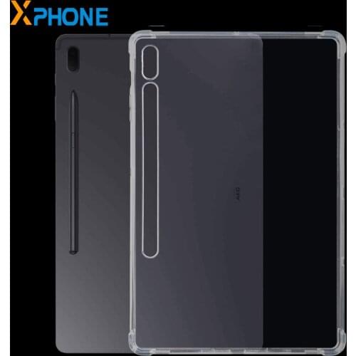 For Samsung Galaxy Tab S7 FE S7 Lite 12.4 3mm Four-corner Shockproof Transparent TPU