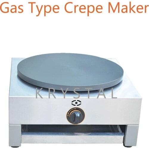 Gas Type Crepe Maker French Crepes Pancake Machine Bread Maker with English Manual FYA-1.R