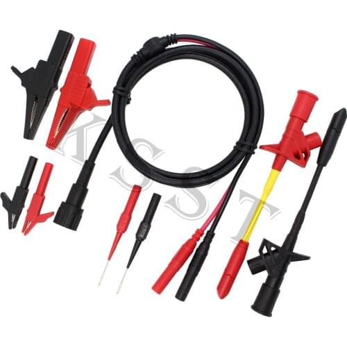 B003 9pcs/set BNC Electronic Specialties Test Lead kit Automotive Test Probe Kit Universal Multimeter probe leads kit