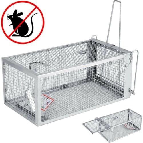 26.2X14X11.4cm Rat Trap Cage Small Live Animal Pest Rodent Mouse Control Bait Catch