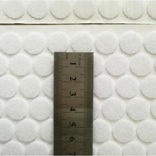15mm Diameters coins,1000sets , Sticky Back Fastening Dots. Adhesive hook&loop,2G Brand