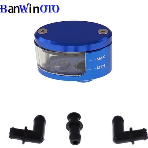 Motorcycle Brake Clutch Fuel Tank Cylinder Oil CNC Machining Aluminum and PMMA Material For Honda Yamaha Ducati Suzuki Kawasaki