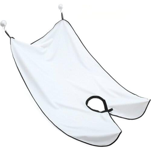Mens Shaving Apron Beard Collector Reusable Cape Catcher Cloth Bathroom Cleaning Organizer Waterproof Cloth