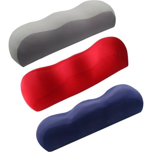 Memory Foam Half Moon Leg Pillow Massager Home Yoga for Women Back Support