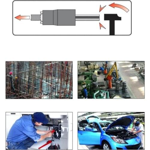 Damaged Bolt Nut Screw Remover Extractor Removal Set Nut Removal Socket Tool Threading Hand Tools Kit With Box