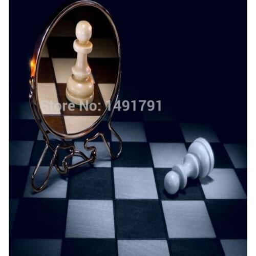 Room escape chess prop put chesses in correct position Takagism game real life room escape game prop 2 chess props magic props