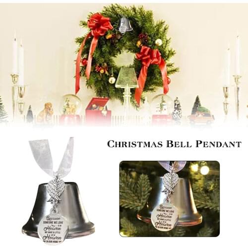 Christmas Bell, Jingle Bells For Christmas Tree, With Ribbon Merry Christmas Tree Hanging Pendant,Home Christmas Decorations