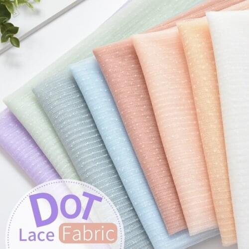 150x100cm/Pcs Dot Mesh Fabric Lace Fabric Bottom Lining Clothing Gauze Skirt Baby Clothes Shawl Skirt DIY Handmade