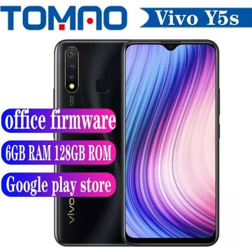 Vivo Y5s SmartPhone 4GB 6GB RAM 128GB ROM Helio P65 16.0MP 3 Rear Cameras 5000mAh big Battery 18W Dash Charge 6.53inch LCD