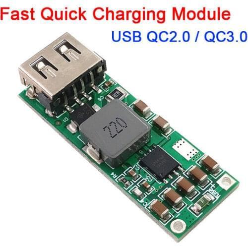 USB Fast Quick Charging Module QC Charge Adapter DIY Car smart phone Charger Support QC2.0/QC3.0/FCP 12V 24V 15V NEW