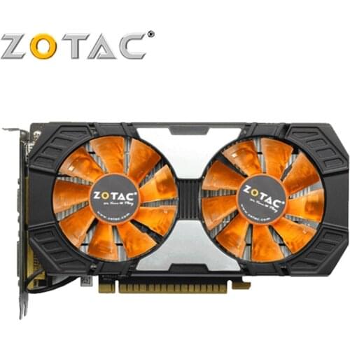 ZOTAC GTX 750Ti 2GB Video Card GPU VGA Map Graphics Cards GeForce GTX 750 Ti 2GB GTX750Ti For NVIDIA HDMI DVI Videocard 128Bit